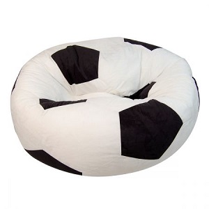 soccer bean bag